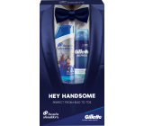 Head & Shoulders Men Ultra Total Care Anti-Schuppen-Shampoo für Männer 270 ml + Serie Sensitive Cool Rasierschaum für Männer 200 ml, Kosmetikset für Männer