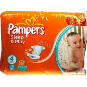 Pampers Sleep & Play Giantpack 4 Maxi 7-18 kg Windeln 86 Stück