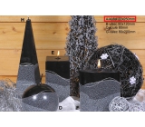 Lima Artic Kerze schwarzer Kegel 22 x 250 mm 1 Stück