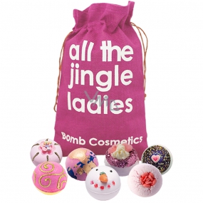 Bomb Cosmetics Modern Princess - Alle Jingle Ladies mischen Ballistik 7 x 160 g, Kosmetikset