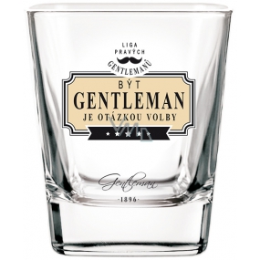 Nekupto League of True Gentlemen Whiskyglas Gentleman ist eine Frage der Wahl 200 ml