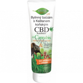 Bione Cosmetics CBD Kanabidiol bylinný balzám s Kaštanem koňským 300 ml