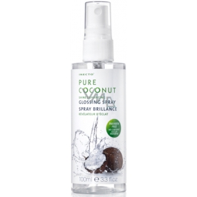 Inecto Pure Coconut Hair Gloss mit 100 ml Pure Coconut Oil Spray
