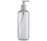 Transparente Plastikflasche mit 300 ml Spender