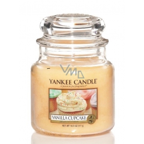 Yankee Candle Vanilla Cupcake - Vanille Cupcake Duftkerze Classic Medium Glass 411 g