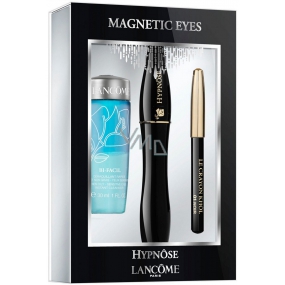 Lancome Hypnose Mascara schwarz 6,5 ml + zweiphasiger Augen-Make-up-Entferner 30 ml + schwarzer Augenstift 0,7 g, Kosmetikset