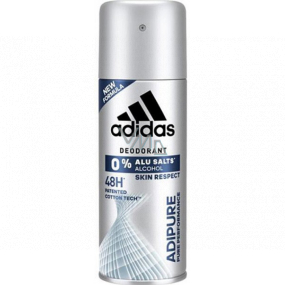 Adidas Adipure 24h Antitranspirant Deodorant Spray ohne Aluminiumsalze für Männer 150 ml