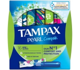 Tampax Compak Pearl Super Frauentampons mit 16-teiligem Applikator