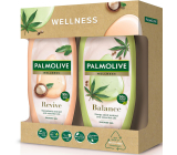Palmolive Wellness Revive Duschgel 500 ml + Wellness Balance Duschgel 500 ml, Kosmetikset für Frauen