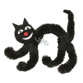Schwarze Katze im Stehen 10 cm