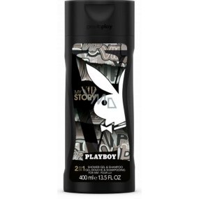 Playboy My Vip Story 2 in 1 Duschgel und Shampoo für Männer 400 ml