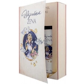 Böhmen Geschenke Wunderbare Frau Lavendel Duschgel 200 ml + Lavendelölbad 200 ml, Buch Kosmetikset