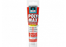 Bison Poly Max Crystal Express Schnelltrocknender Universal-Kleb- und Dichtstoff Clear 115 g