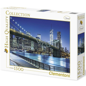 Clementoni Puzzle New York 1500 dílků, doporučený věk 10+