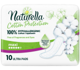 Naturella Cotton Protection Ultra Maxi Damenbinden mit Flügeln 10 Stück
