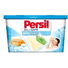 Persil Duo-Caps Sensitive Gelkapseln für weiße und farbechte Wäsche 15 Dosen x 25 g
