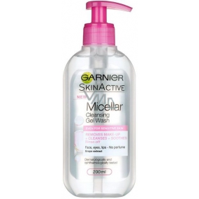 Garnier Skin Active Mizellen-Reinigungsgel für empfindliche Haut Spender 200 ml