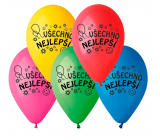 Luftballons "Happy Birthday", 26 cm, 10 Stück in einer Packung, Farbmischung