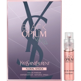 Yves Saint Laurent Schwarzer Opium Blumenschock Eau de Parfum für Frauen 1,2 ml mit Spray, Fläschchen