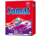Somat All In 1 8 Actions Geschirrspülertabletten mit Zitronensäurestärke für sauberes und strahlendes Geschirr 48 Stück