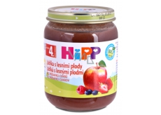 Hipp Fruit Bio-Äpfel mit Beerenfruchtbeilage, reduziertem Laktosegehalt und ohne Zuckerzusatz für Kinder 125 g