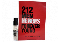 Carolina Herrera 212 Men Heroes Eau de Toilette für Herren 1.5 ml mit Spray, Fläschchen