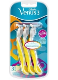 Gillette Venus Simply 3 ready Rasierer mit Gleitband gelb 3 Stück für Damen