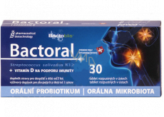 Favea Bactoral + Vitamin D orales probiotisches immunstärkendes Nahrungsergänzungsmittel 30 Tabletten
