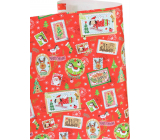 Zöwie Dárkový balicí papír 70 x 200 cm Bambini červený - vánoční známky