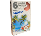 Tea Lights Exotic mit dem Duft von Exotik duftenden Teekerzen 6 Stück