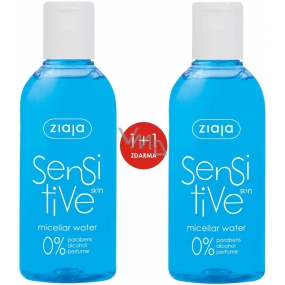 Ziaja Sensitive Skin Mizellenwasser für empfindliche Haut 2 x 200 ml, Duopack