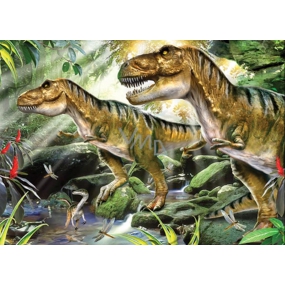 Prime3D Poster Dinosaurier - Doppelaufgabe 39,5 x 29,5 cm