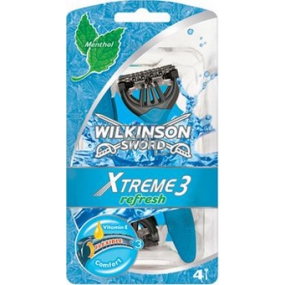Wilkinson Xtreme Refresh 3 Menthol-Rasierer 3 Klingen 4 Stück