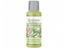 Saloos Bio Kaltgepresstes Rizinusöl für Körper-, Haut-, Wimpern- und Haarwuchs, heilt Warzennarben, 50 ml