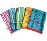 Abella Terry Stoff Waschlappen Muster in verschiedenen Farben mit einer Schlaufe 1 Stück
