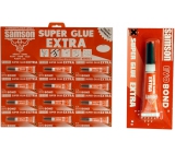 Samson Super Glue flüssiger Sekundenkleber rot 12 x 3 g