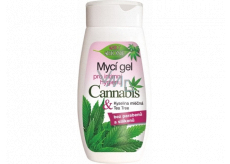 Bione Cosmetics Cannabis reinigendes Reinigungsgel für alle Hauttypen 260 ml