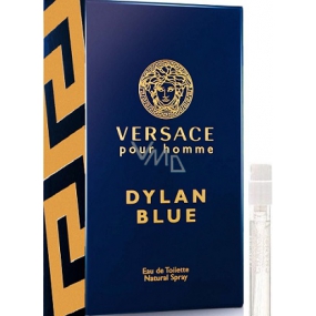 Versace Dylan Blue Eau de Toilette für Männer 1 ml mit Spray, Fläschchen