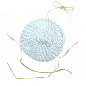 Baumwolle wiederverwendbarer Make-up-Entferner Tampon weiß 7,5 - 8 cm 1 Stück