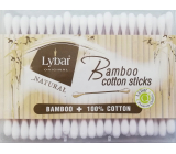 Lybar Original Natural Bamboo Bambus Wattestäbchen Schachtel mit 200 Stück