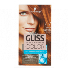 Schwarzkopf Gliss Farbe Haarfarbe 7-7 Kupfer dunkelblond 2 x 60 ml