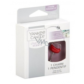 Yankee Candle Charming Scents Weinglas Metallanhänger für Autoanhänger