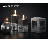 Lima Ambiente Kerze schwarze Kugel 100 mm 1 Stück