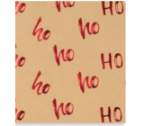 Zöwie Dárkový balicí papír 70 x 150 cm Vánoční Shining Moments přírodní červený nápis HO