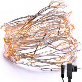 Emos Weihnachtsbeleuchtung warmweiß 100 LED 10 m + 5 m Stromkabel